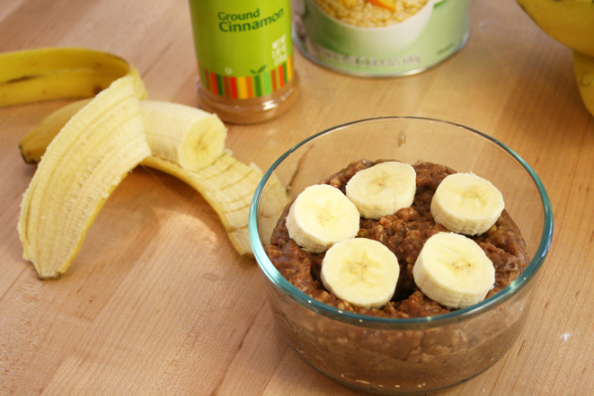 Bananas Foster Slow Cooker Oatmeal