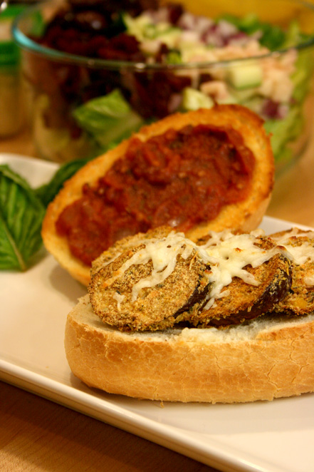 eggplant-parm-openface