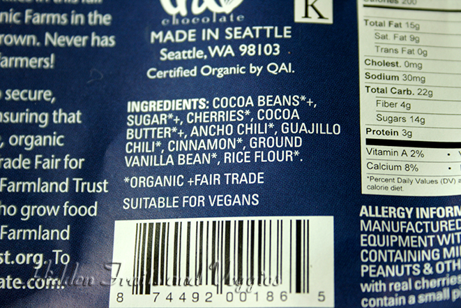 chocolate bar ingredients