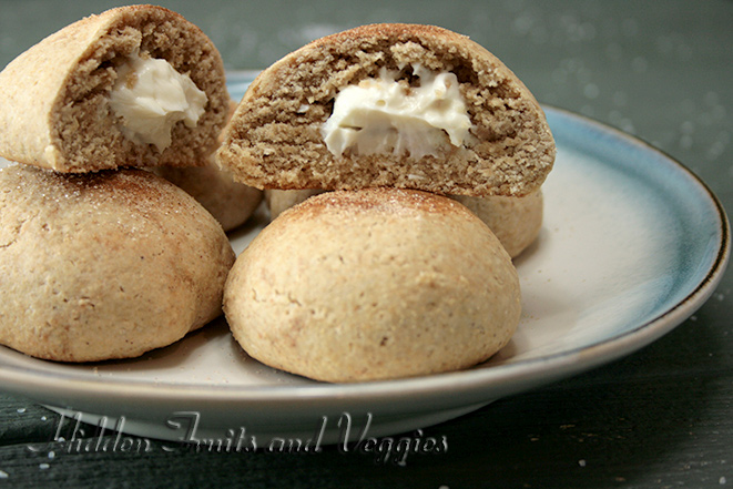 Cream Cheese Stuffed Cinnamon Sugar Cookies
