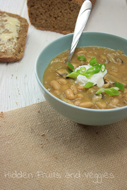 White Bean And Mushroom Chili