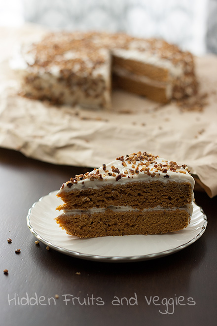 Pumpkin Cake With Cream Cheese Frosting