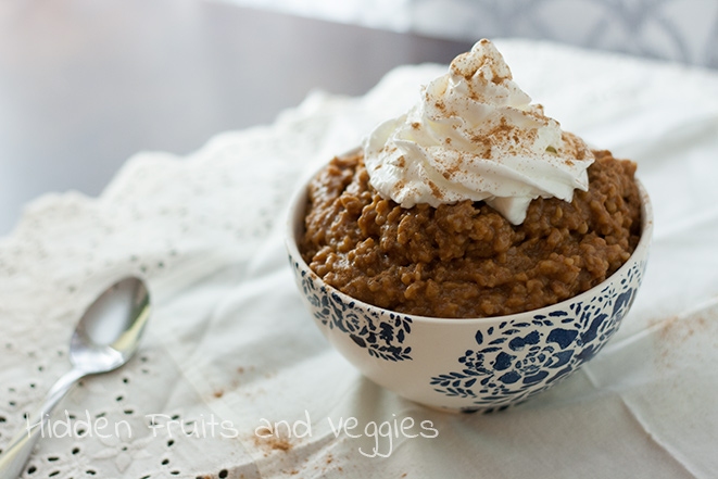 Pumpkin Spice Latte Oatmeal