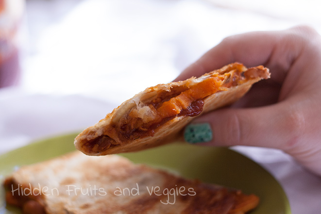 BBQ Sweet Potato Quesadilla #spon