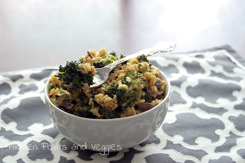 Vegan Cheesy Rice Casserole