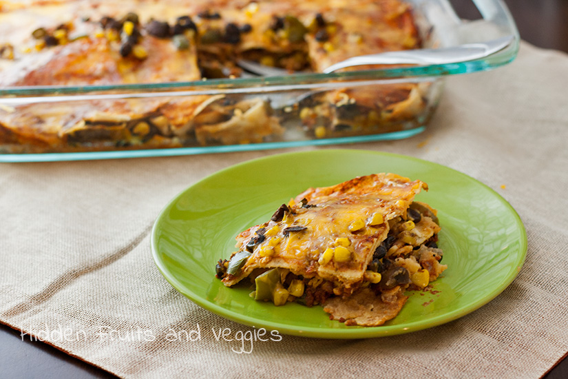 Vegetable Enchilada Casserole