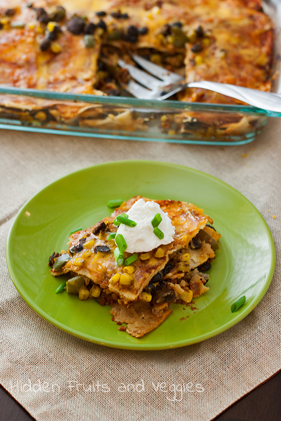 Vegetable Enchilada Casserole