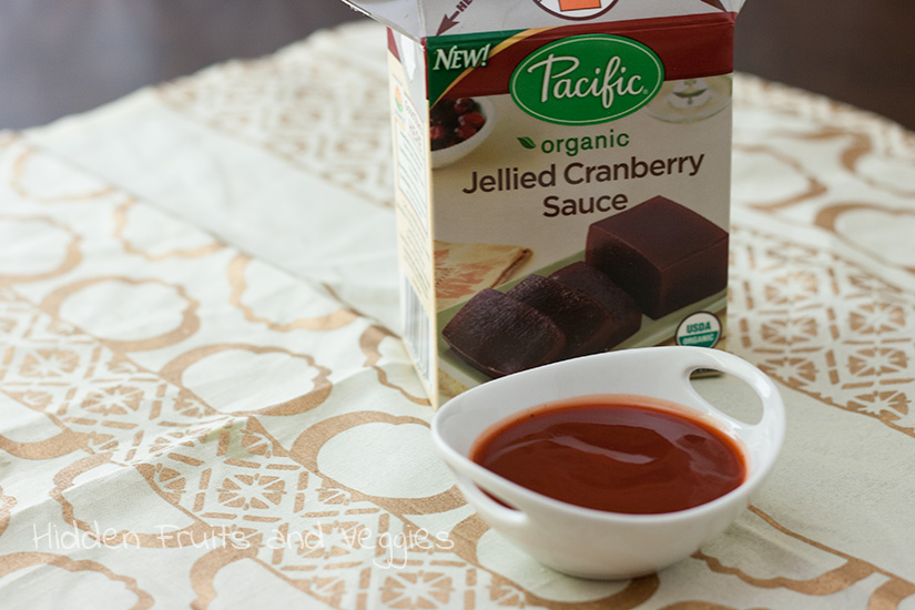 Pumpkin Meatless Meatballs with a Cranberry Sauce