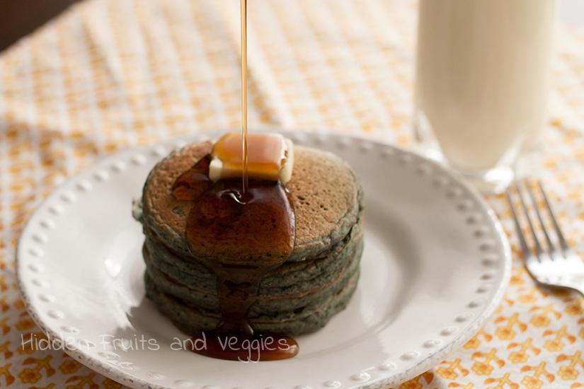 Berry and Spinach Pancakes