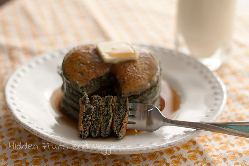 Berry and Spinach Pancakes