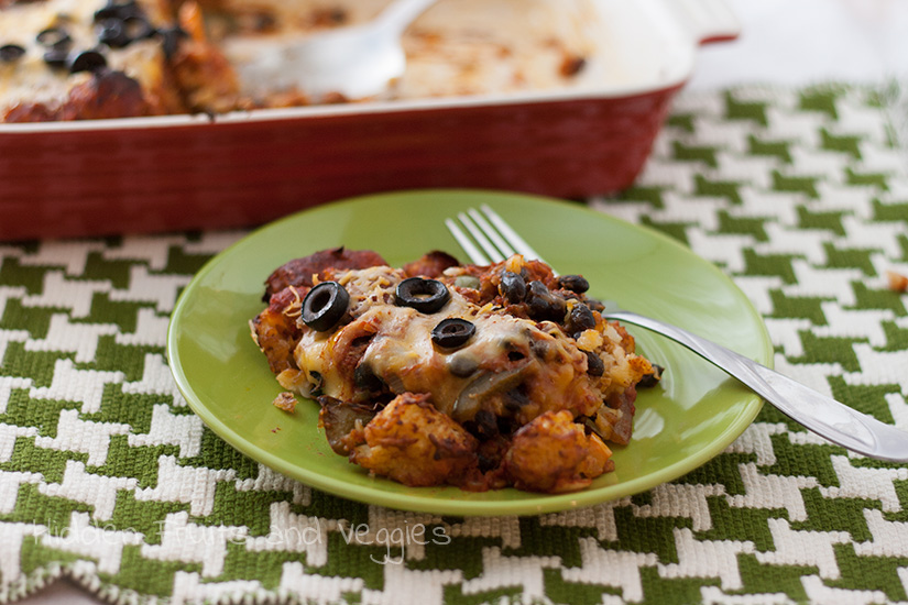Fajita Tater Tot Casserole