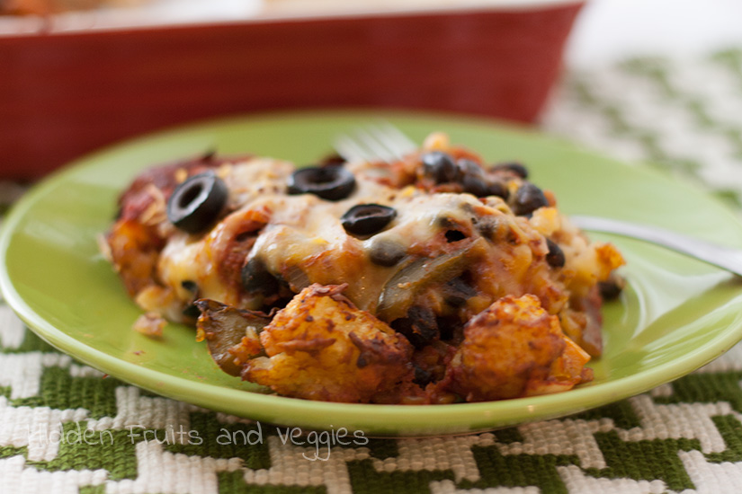 Fajita Tater Tot Casserole