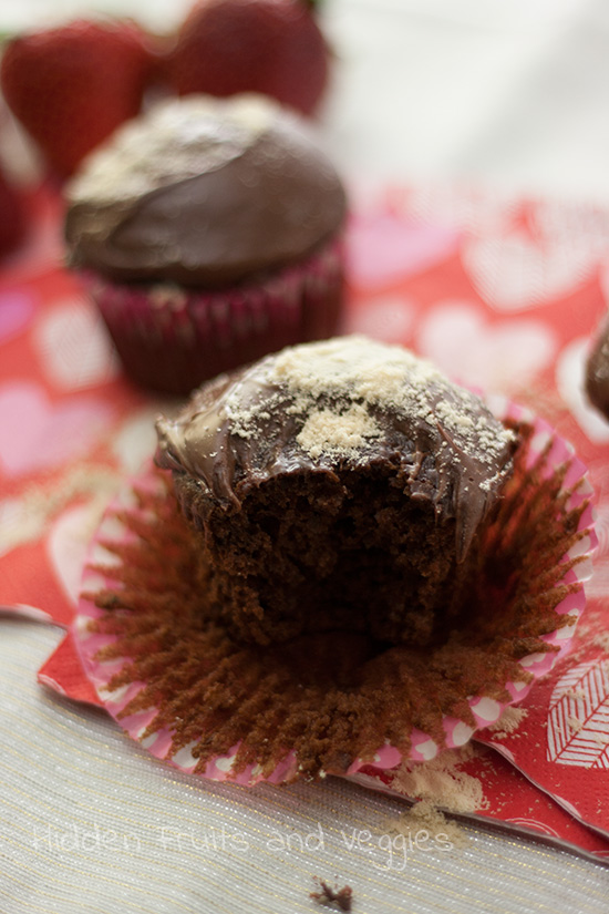 Healthier Chocolate Malt Cupcakes