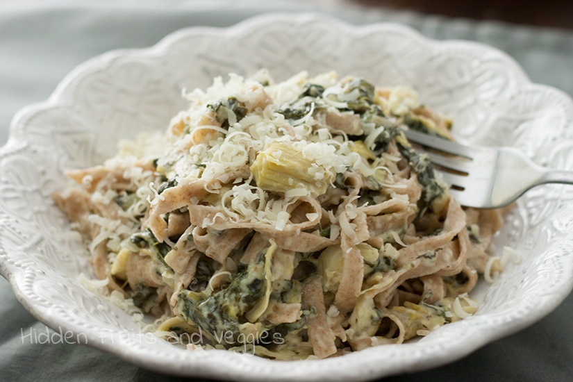 Spinach and Artichoke Dip Pasta