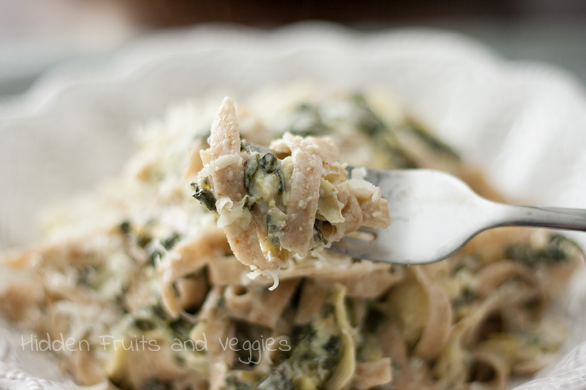 Spinach and Artichoke Dip Pasta